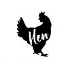 Poultry Chicken Silhouette Art