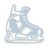 Steadfast and Robust Ice Hockey Skate Shoe Vector Art