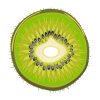 Half-Cut Nutrient-Dense Kiwi Fruit Vector Art