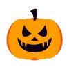 Furious Jack-o’-lantern Halloween Pumpkin Vector Art