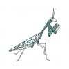 Mantis Insect Mandala Vector Art