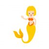 Golden Mermaid Vector File
