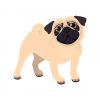 Pug Vector Design | Pet Animal Vector | SVG Dog | Cute Pug Dog Graphic File