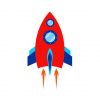 rocket emoji vector