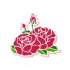 rose and buds vector