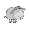 Sheep Vector Design | Cute Sheep Vector | Sheep Cartoon Vector | Woolly Sheep Vector | SVG Sheep Vector File