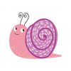 snail baby vector