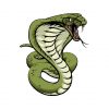 Cobra Snake Vector Art | Green Cobra Snake Vector | Cobra Vector Design | Cobra Vector Clip Arts | Angry Cobra Vector