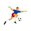 Soccer Player Vector Art