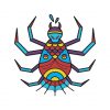 Colorful Spider Vector