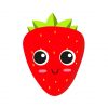 Cute Strawberry Vector Art