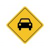 Car Traffic Sign Vector