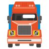 Trailer Truck Vector Design