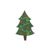 Beautifully Decorated Christmas Tree Vector Art