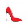Red Elegant High Heel Shoe Vector Art