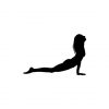 Bhujangasana Position Yoga poses Silhouette Art