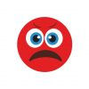 Hatred Pouting Face Emoji Vector Art