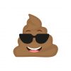 Poo Smiling Face with Sunglasses Emoji Vector Art