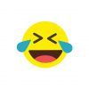 Pleasing Face with Tears of Joy Emoji Vector Art