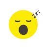 Snoozing Sleeping Face Emoji Vector Art