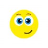 Slightly Smirking Face Emoji Vector Art