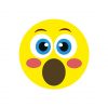 Surprising Face Emoji Vector Art