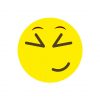Squinting Smirking Face Emoji Vector Art
