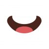 Laughing Mouth Emoji Vector Art