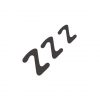 Snoring Series of ZZZ Sleeping Emoji Vector Art