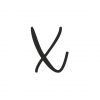Alphabet Calligraphy X Silhouette Art