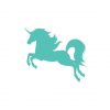 Gorgeous Galloping Sea green Unicorn Horse Vector Art