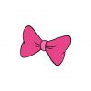 Magenta Pink Ribbon Bow Gift Vector Art