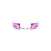 Enchanting Pink and Purple Pegasus Wings Vector Art
