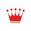 Red Color King Crown Vector Art