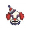 Demonic Halloween Pennywise Clown Vector Art