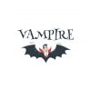 Count Dracula Vampire to Bat Halloween Vector Art