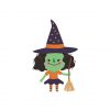Appalling Witch Halloween Costume Vector Art