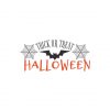 Spider Webbed Bat Halloween Vector Art