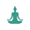 Enchanting Lotus Yoga Position Vector Art