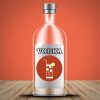 Fresh Mouth-Watering Vodka Tonic Vector Art