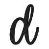 Lower case Alphabet D Embroidery Design | Letter D Machine Embroidery Design | Digital Embroidery File