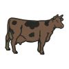 Cattle Cow Embroidery Design