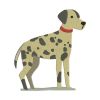 Dalmatian Digital Embroidery Design | Animal PES Embroidery File | Dog Embroidery Design | Pet Animal Machine Embroidery File