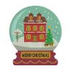 Endearing Winter House Snow Globe Christmas Embroidery Design
