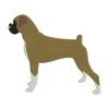 Boxer Embroidery Design | Animal Machine Embroidery File | Dog Embroidery Design | Pet Animal PES Embroidery File