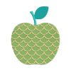 Fascinating Green Apple Embroidery Design