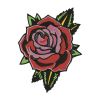 Glamorous Red Rose Flower Embroidery Design