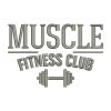 Grey Muscle Fitness Club Embroidery Design