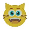 Digitize Laughing Emoji Embroidery File