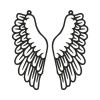 Applique Wings  Embroidery design